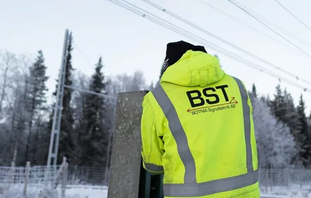 Underhållsarbete på järnväg